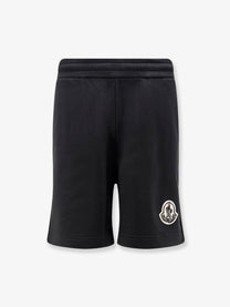 Moncler Men's Cotton Bermuda Shorts Black
