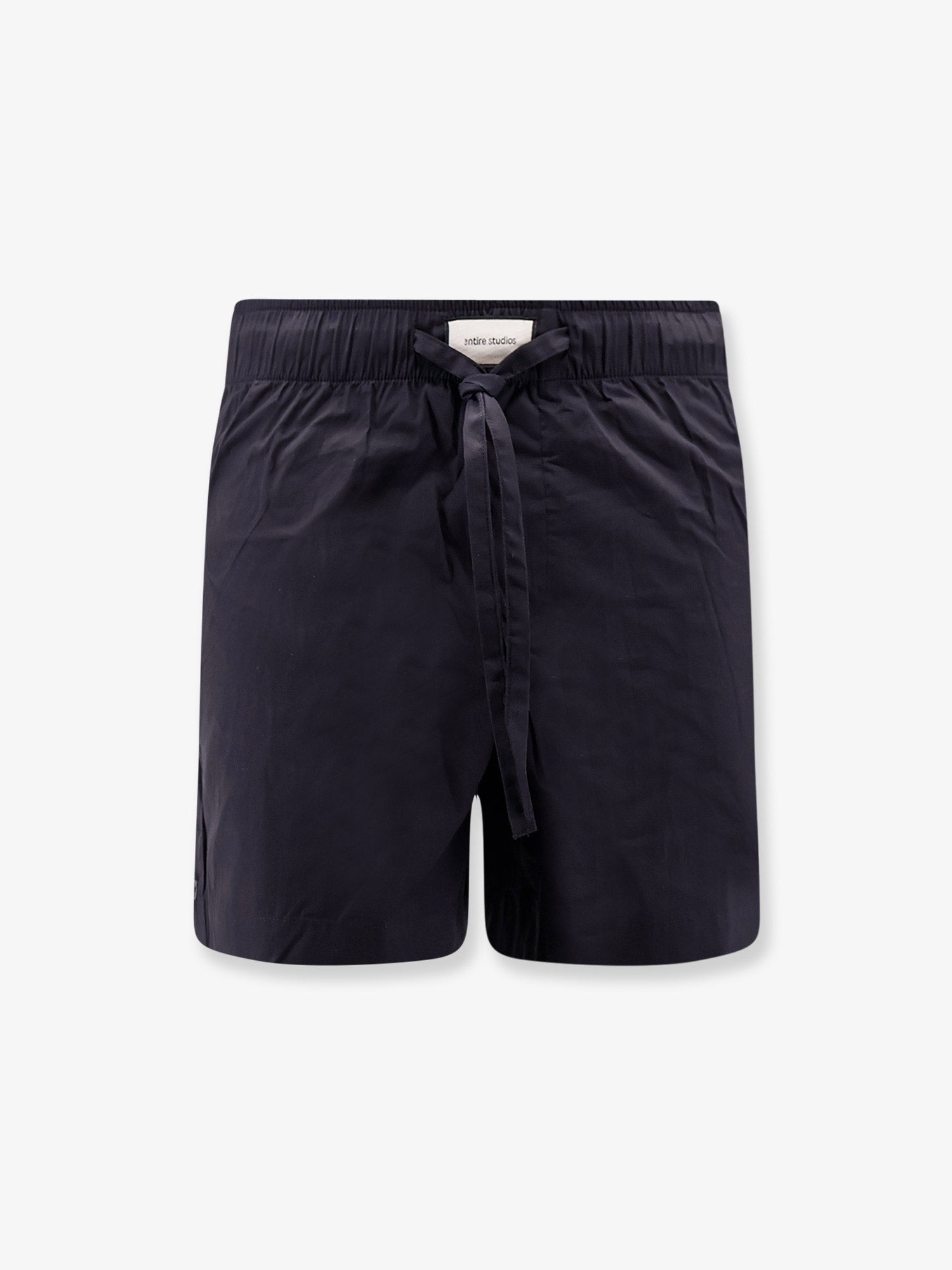 Entire Studios Unisex Cotton Bermuda Shorts Black