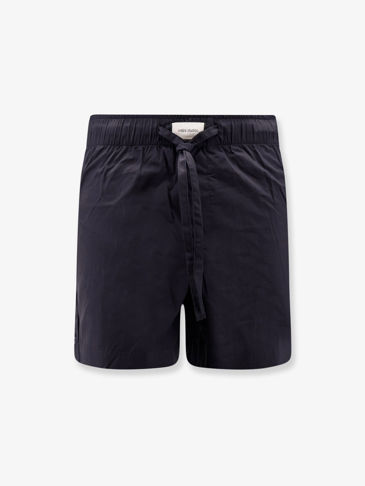 Entire Studios Unisex Cotton Bermuda Shorts Black