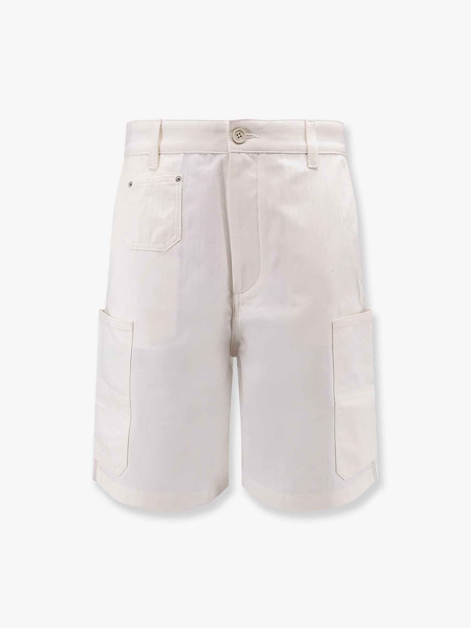 Givenchy Men's Cotton Bermuda Shorts White Givenchy