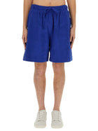 Burberry Men's Cotton Bermuda Shorts Blue
