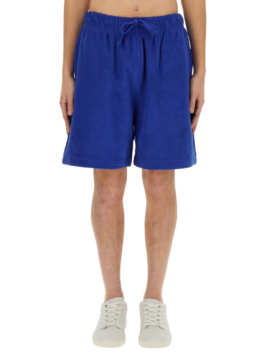 Burberry Men's Cotton Bermuda Shorts Blue