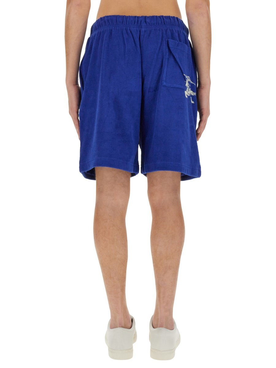 Burberry Men's Cotton Bermuda Shorts Blue