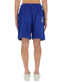 Burberry Men's Cotton Bermuda Shorts Blue