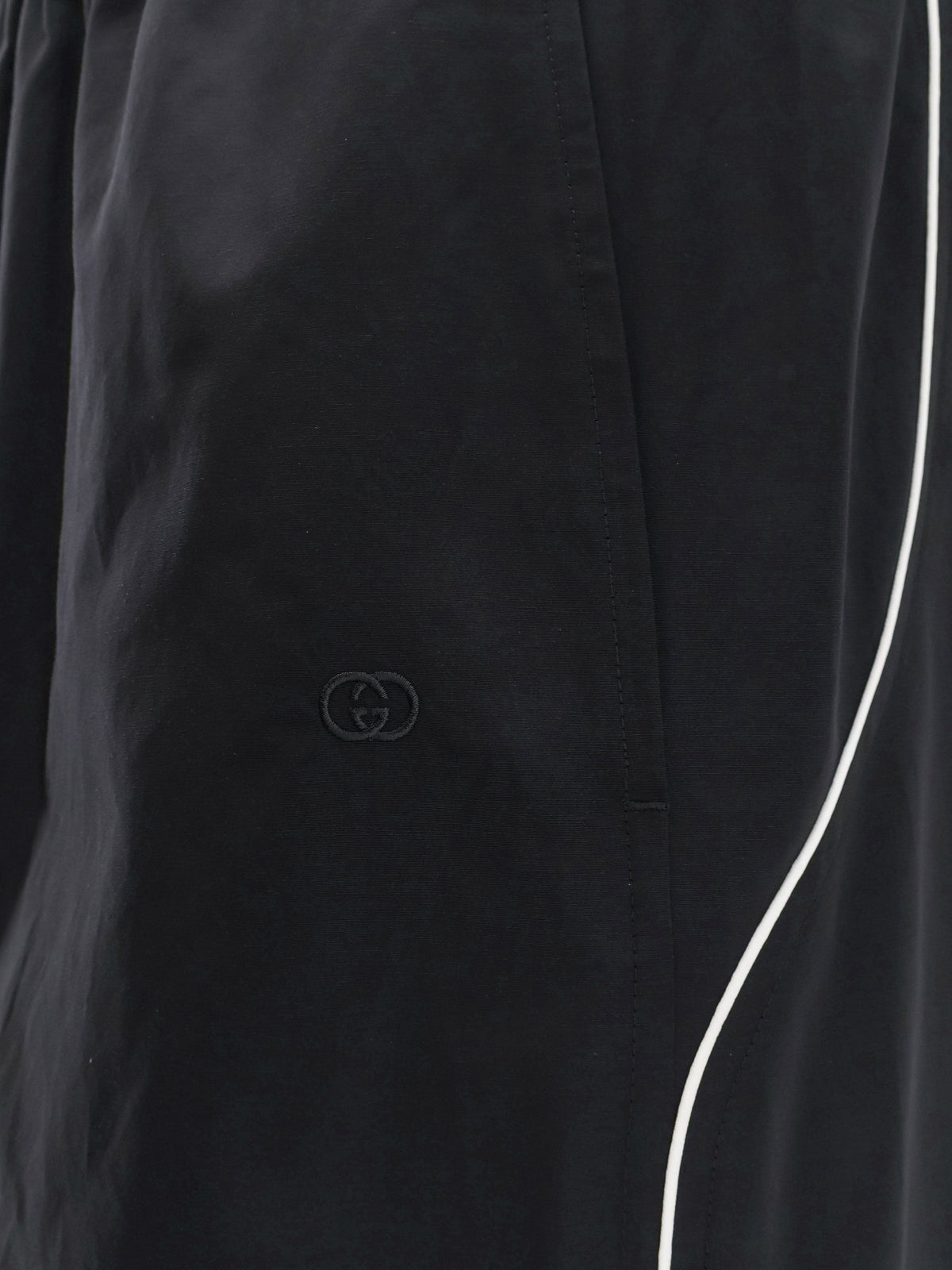 Gucci Men's Cotton Bermuda Shorts Black, view 3