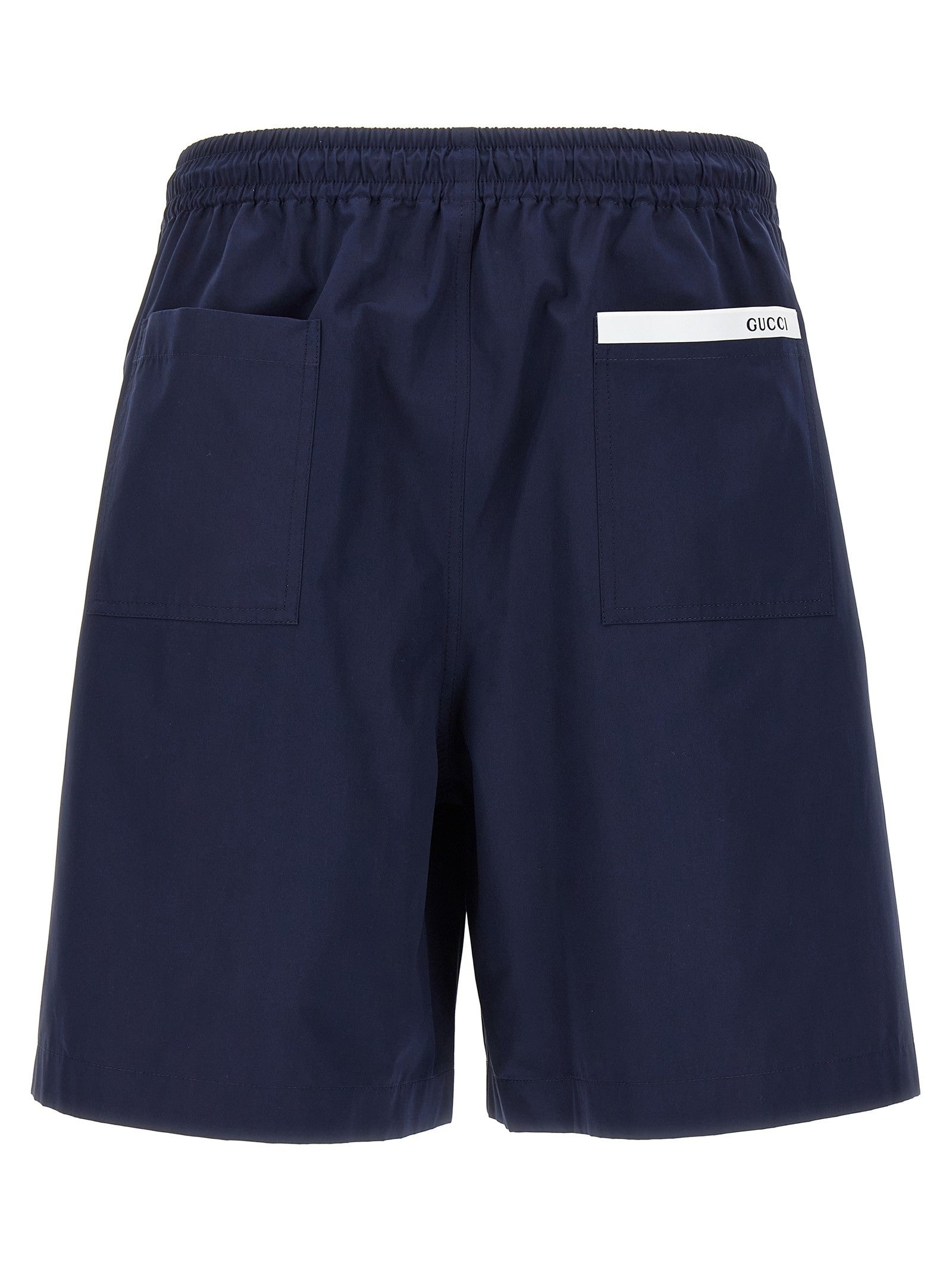 Gucci Cotton Bermuda Shorts Blue