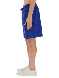 Burberry Men's Cotton Bermuda Shorts Blue