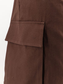 Hevò Men's Cotton Bermuda Shorts Brown
