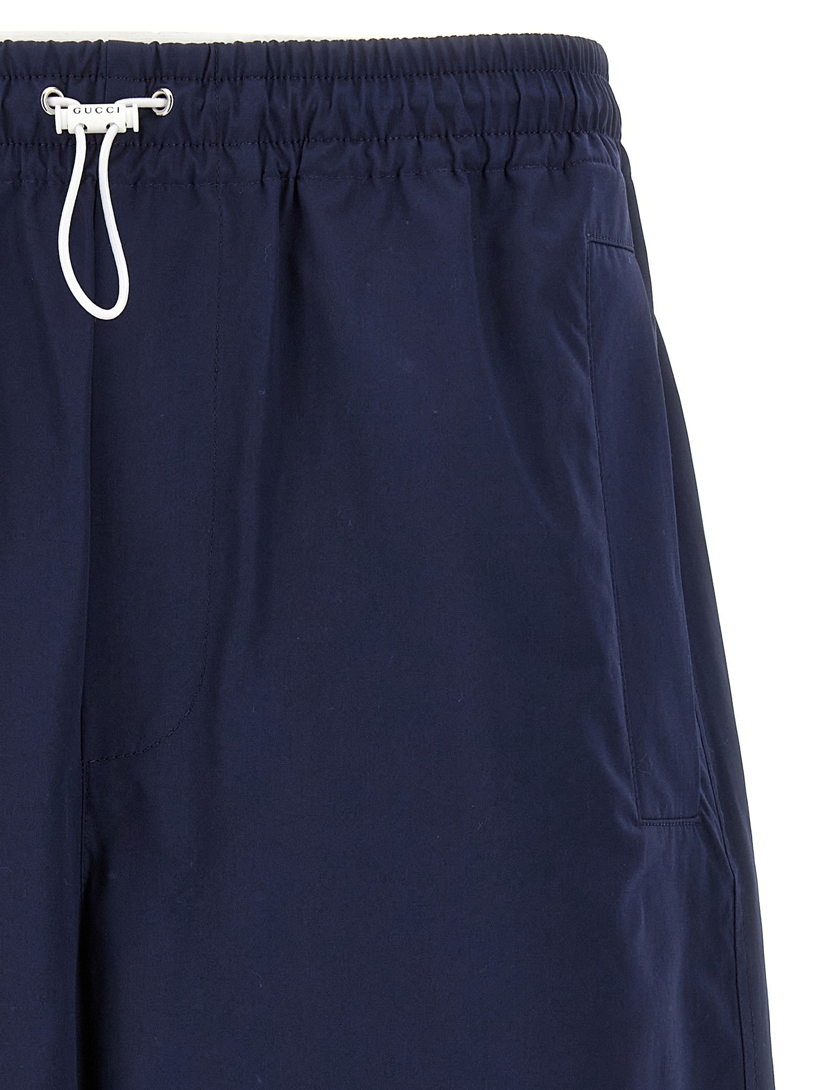 Gucci Cotton Bermuda Shorts Blue