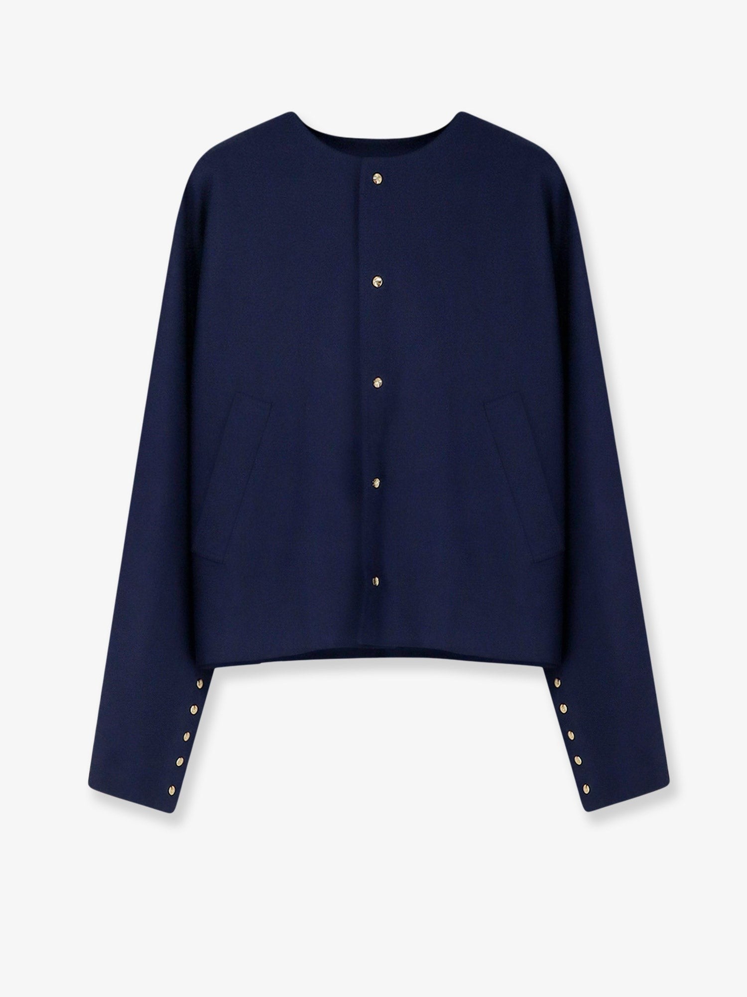 Celine Women's Cotton Blazer Blue