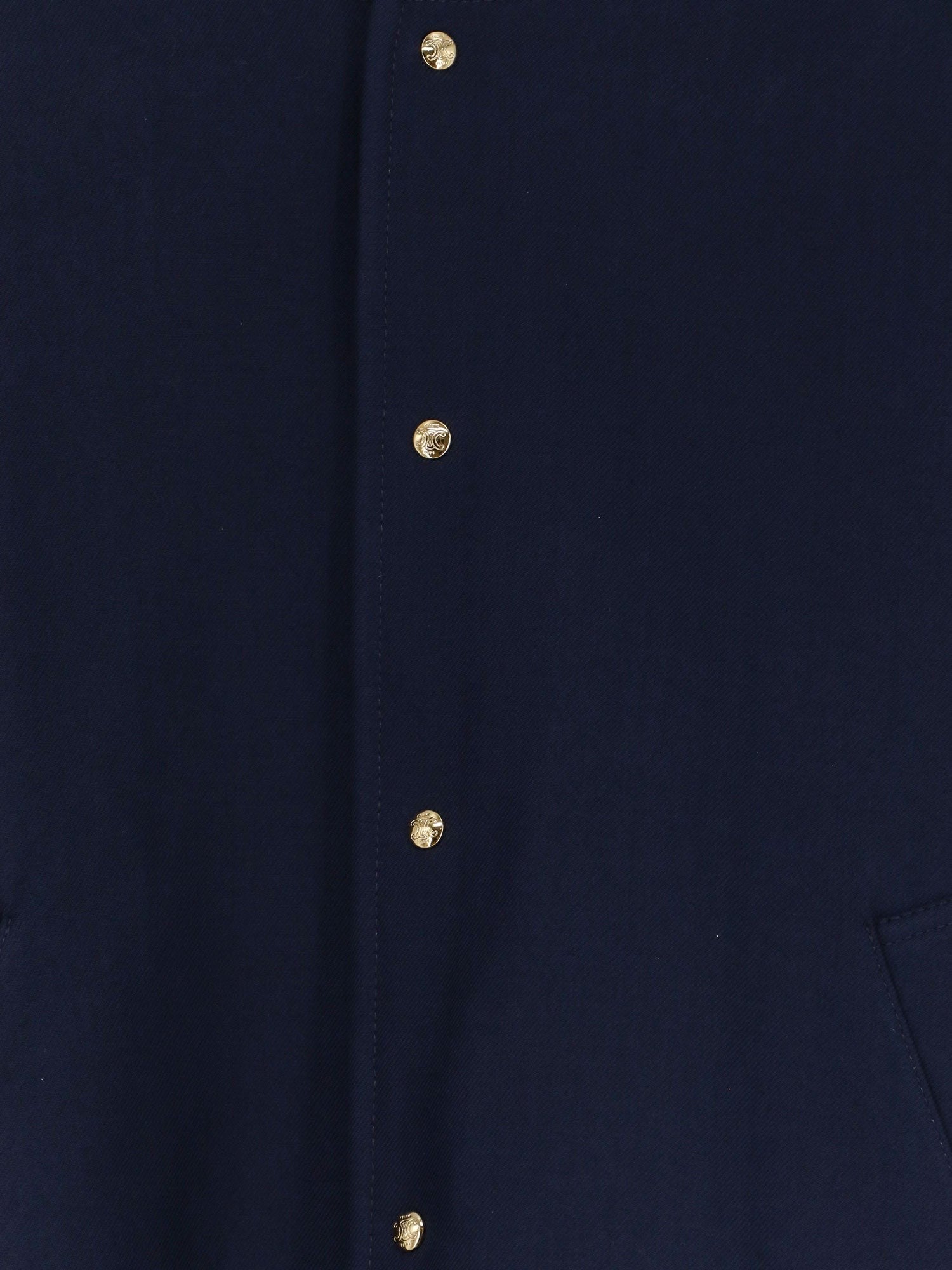 Celine Women's Cotton Blazer Blue