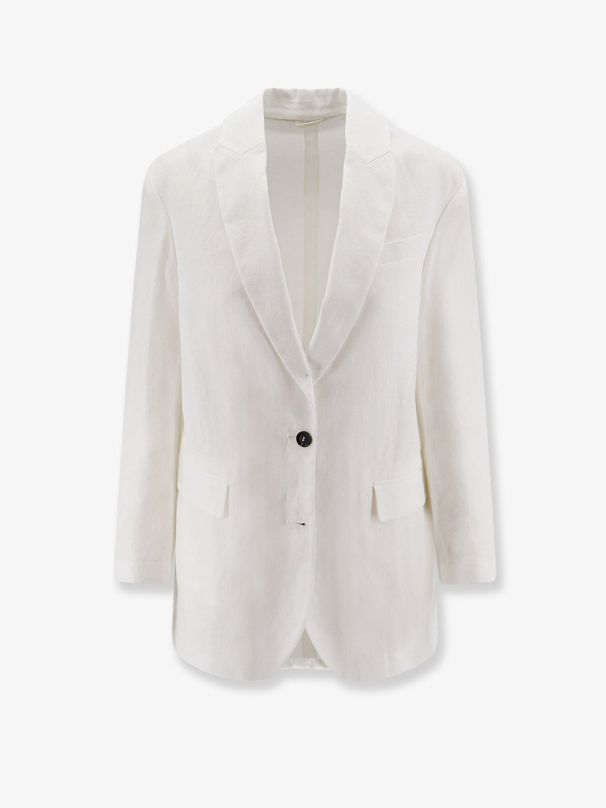 Brunello Cucinelli Women's Cotton Blazer White