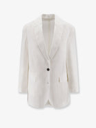 Brunello Cucinelli Women's Cotton Blazer White