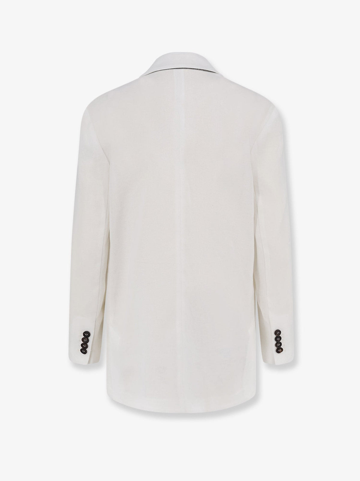 Brunello Cucinelli Women's Cotton Blazer White