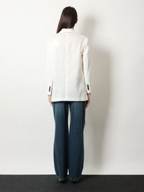 Brunello Cucinelli Women's Cotton Blazer White