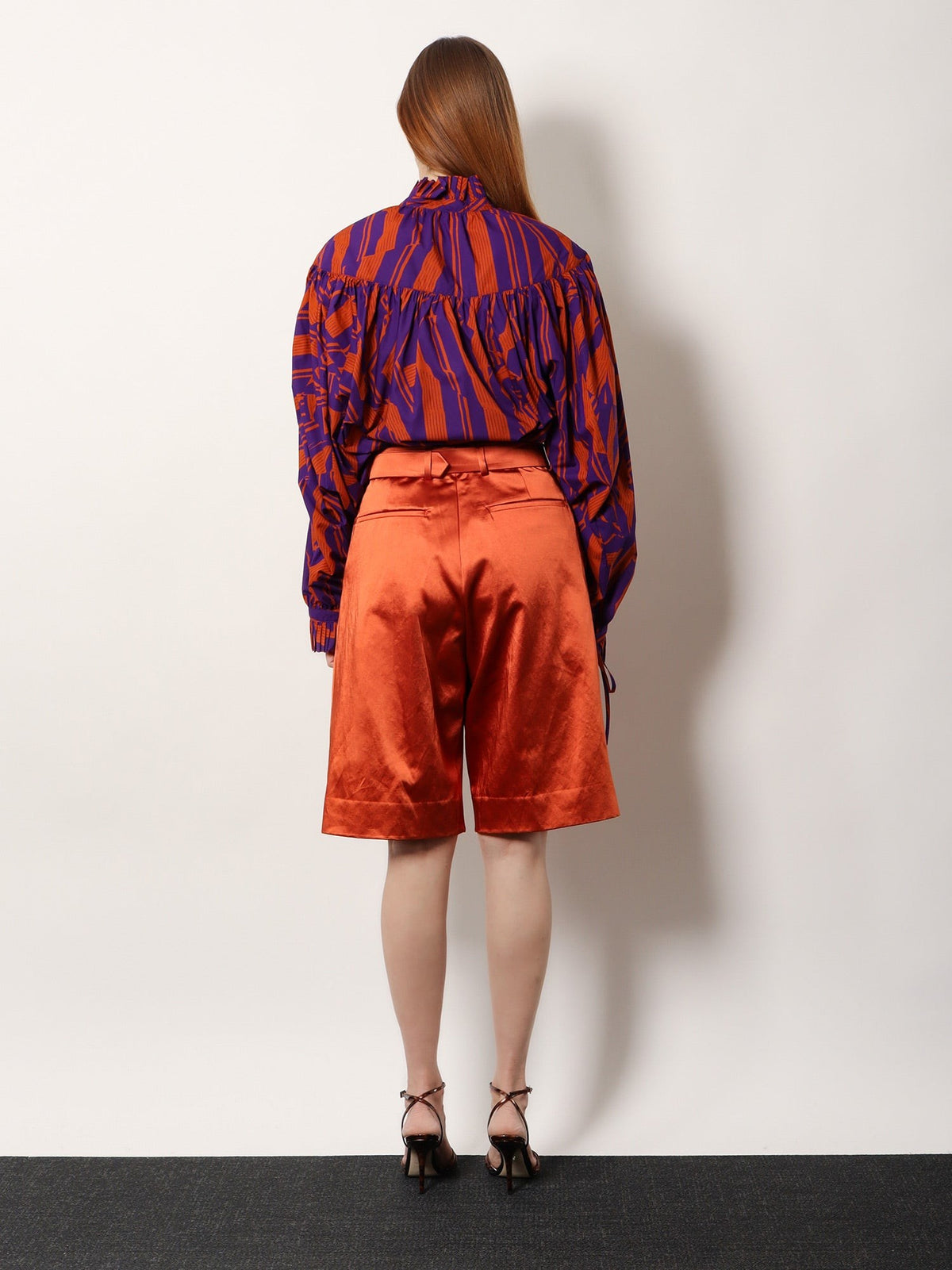 Dries Van Noten Women's Cotton Blend Bermuda Shorts Brown