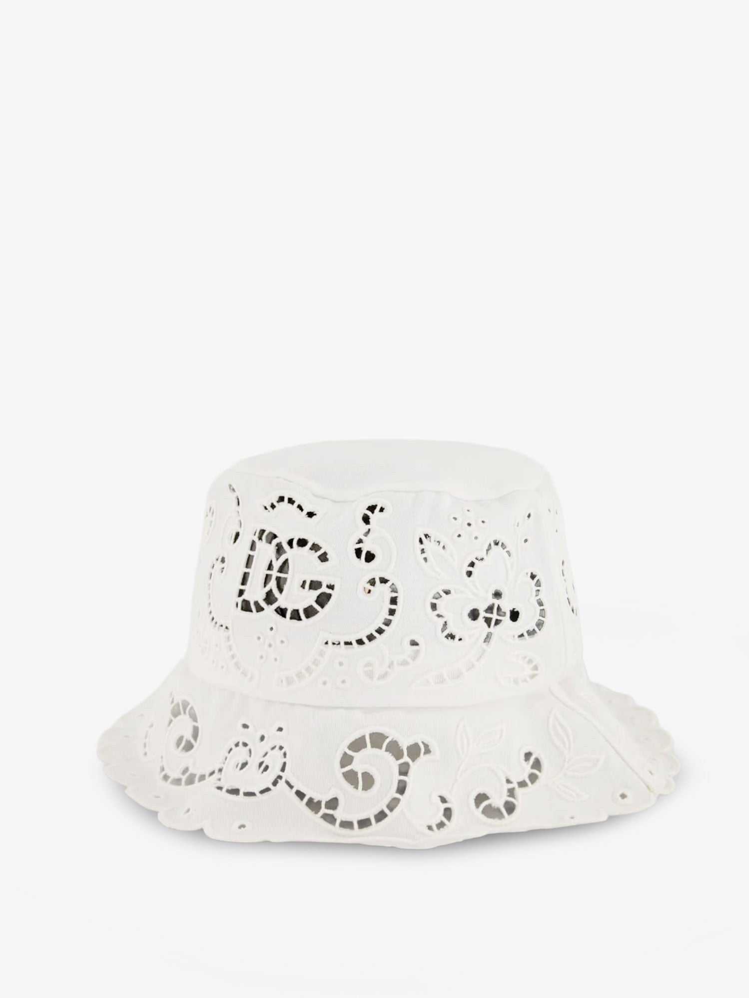 Dolce &amp; Gabbana Women's Cotton Blend Bucket Hat White