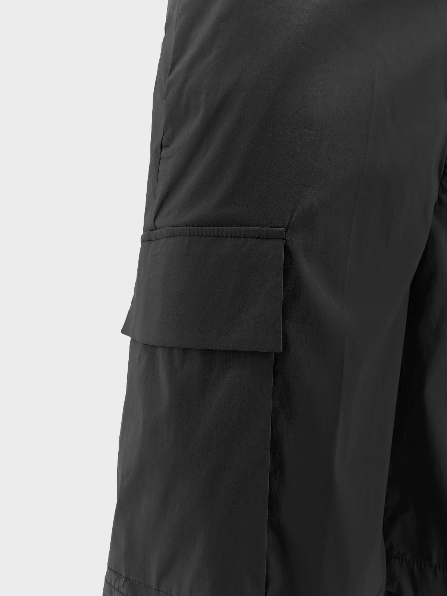 Hevò Men's Cotton Blend Cargo Bermuda Shorts Black