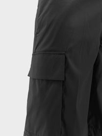 Hevò Men's Cotton Blend Cargo Bermuda Shorts Black