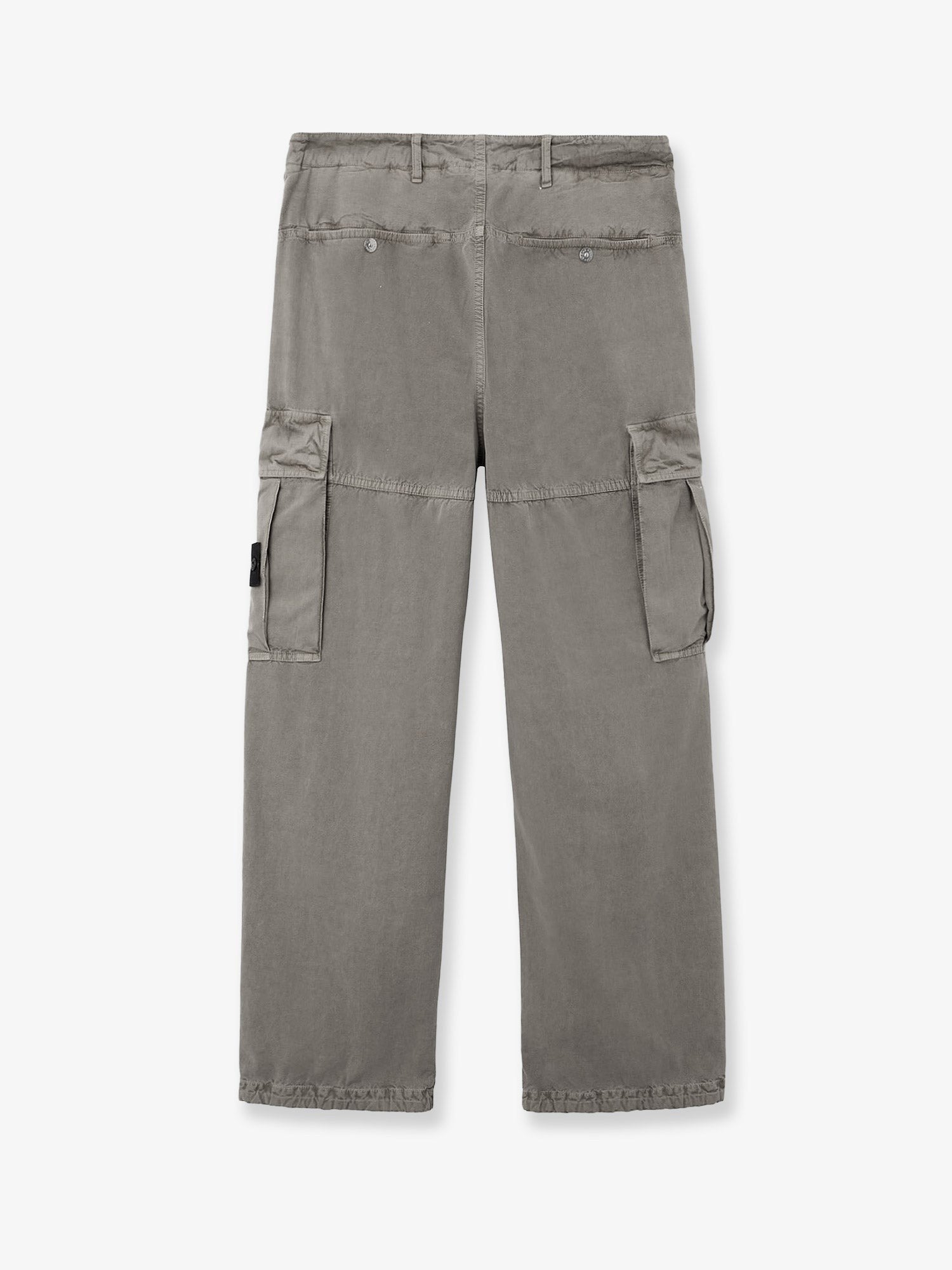 Stone Island Men's Cotton Blend Cargo Pants Grey