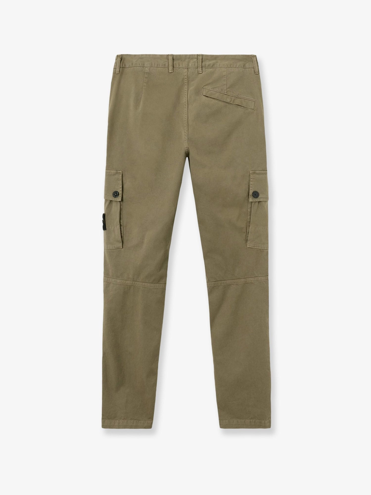 Stone Island Men's Cotton Blend Cargo Trousers Green