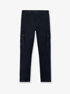 Stone Island Men's Cotton Blend Cargo Trousers Blue, view 2