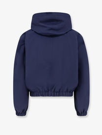 Celine Men's Cotton Blend Hooded Jacket OVERSEAS