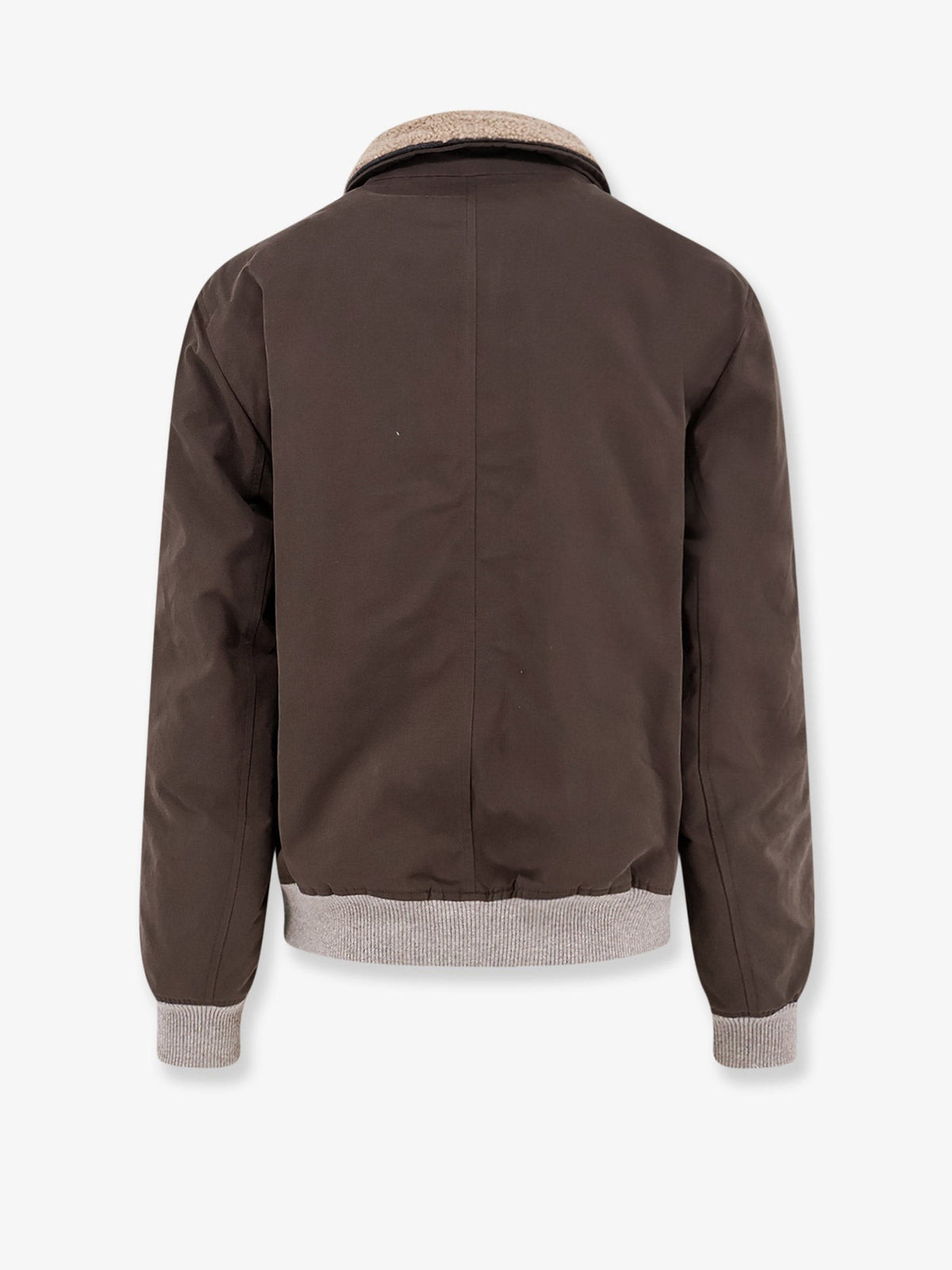 Brunello Cucinelli Men's Cotton Blend Jacket Brown, view 2