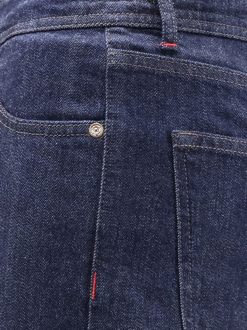 Kiton Men's Cotton Blend Jeans Blue