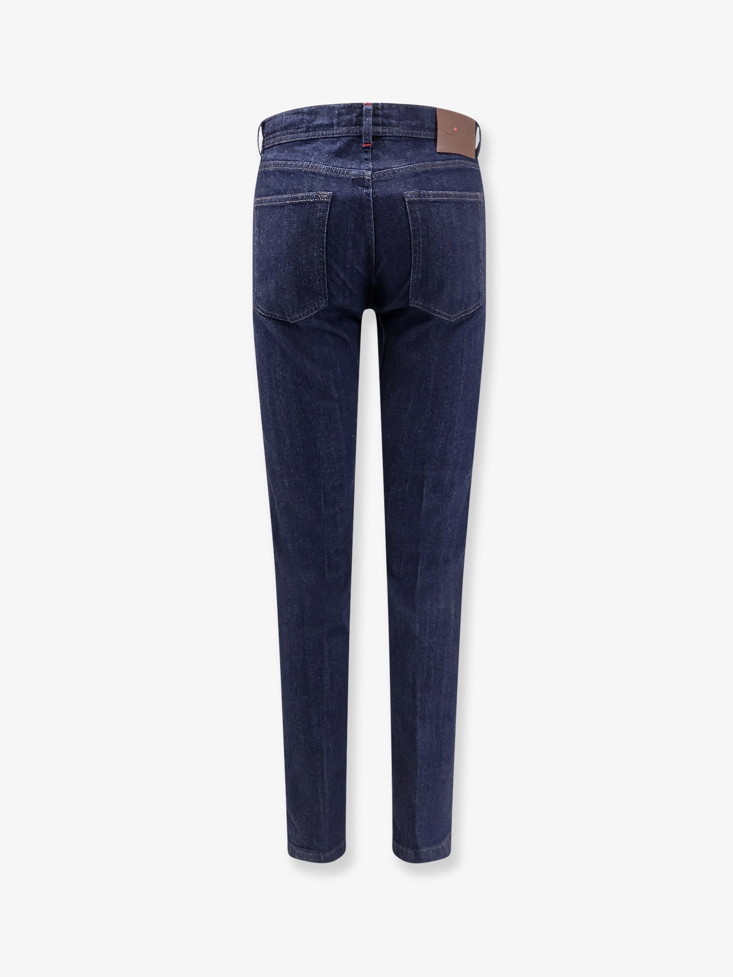Kiton Men's Cotton Blend Jeans Blue