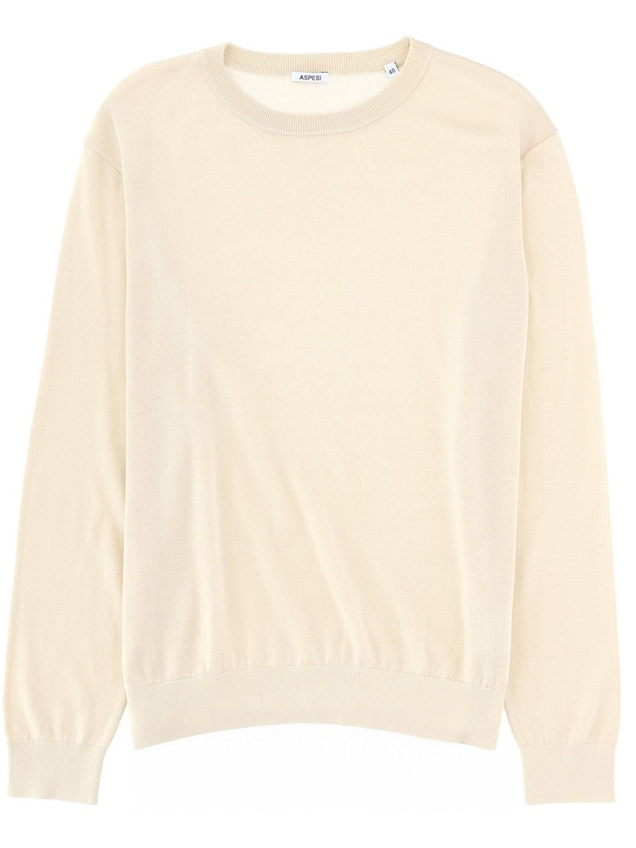 Aspesi Women's Cotton Blend Jersey White Aspesi