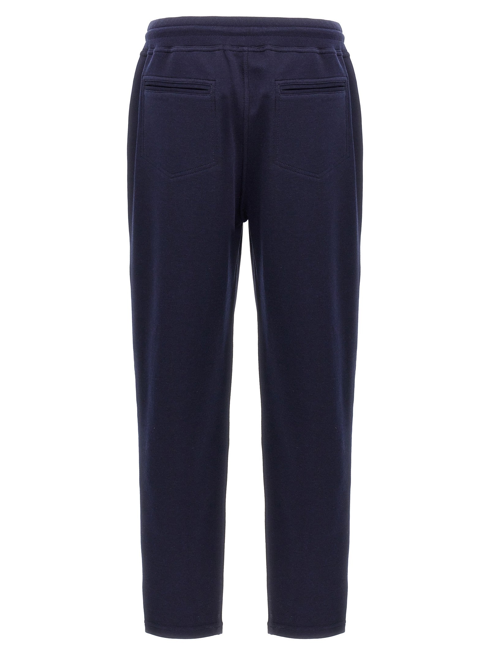 Brunello Cucinelli Cotton Blend Joggers Blue