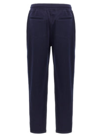 Brunello Cucinelli Cotton Blend Joggers Blue