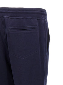 Brunello Cucinelli Cotton Blend Joggers Blue