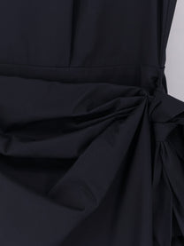 Aspesi Women's Cotton Blend Long Dress Blue Aspesi