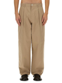 Moschino Men's Cotton Blend Pants Beige