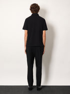 Saint Laurent Men's Cotton Blend Polo Shirt Black, view 3