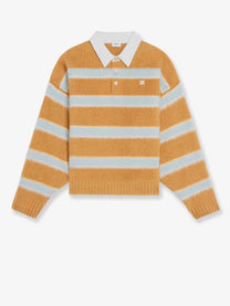 Celine Men's Cotton Blend Polo Shirt Yellow Celine