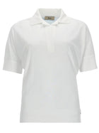 Herno Women's Cotton Blend Polo Shirt White