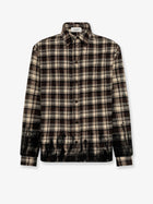 Laneus Men's Cotton Blend Shirt Gold
