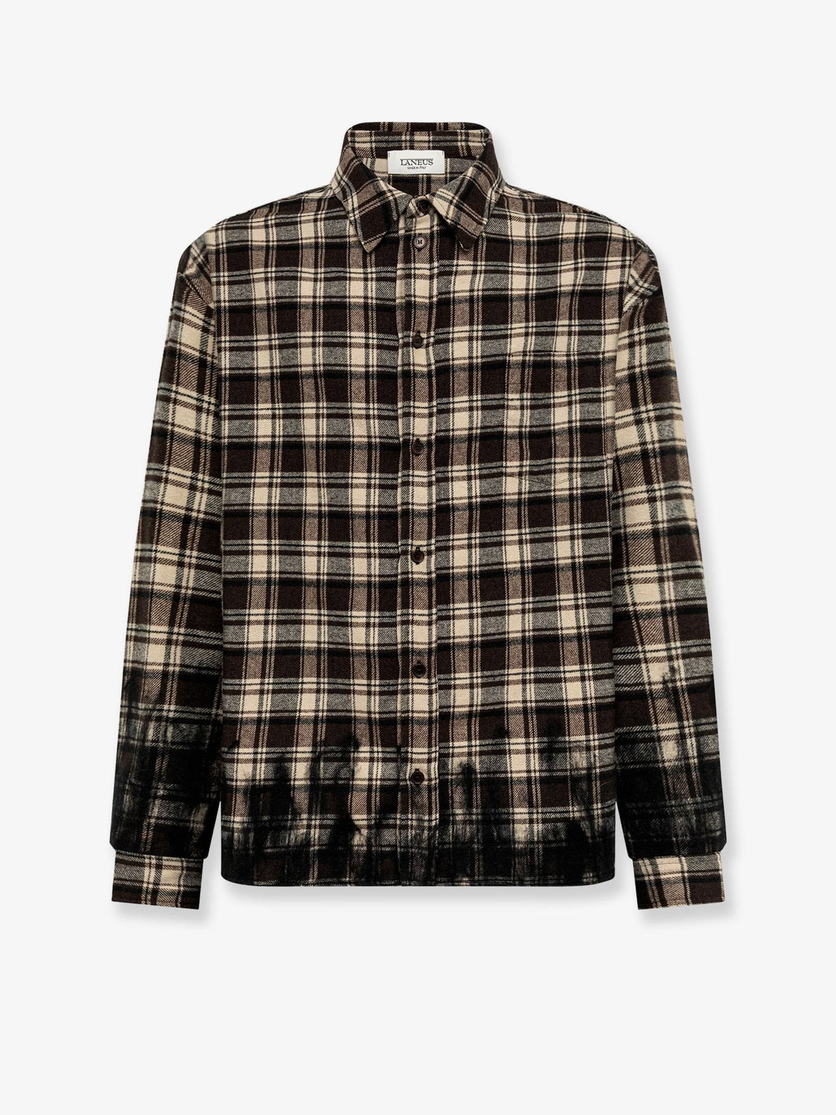 Laneus Men's Cotton Blend Shirt Gold