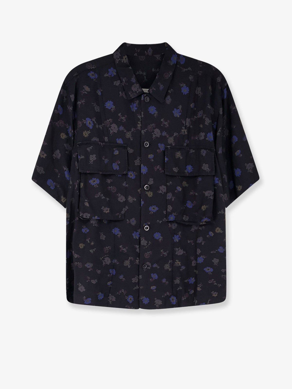 Sacai Men's Cotton Blend Shirt Black