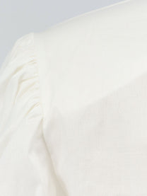 Actualee Women's Cotton Blend Shirt White
