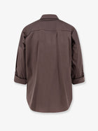 Brunello Cucinelli Women's Cotton Blend Shirt Brown, view 2