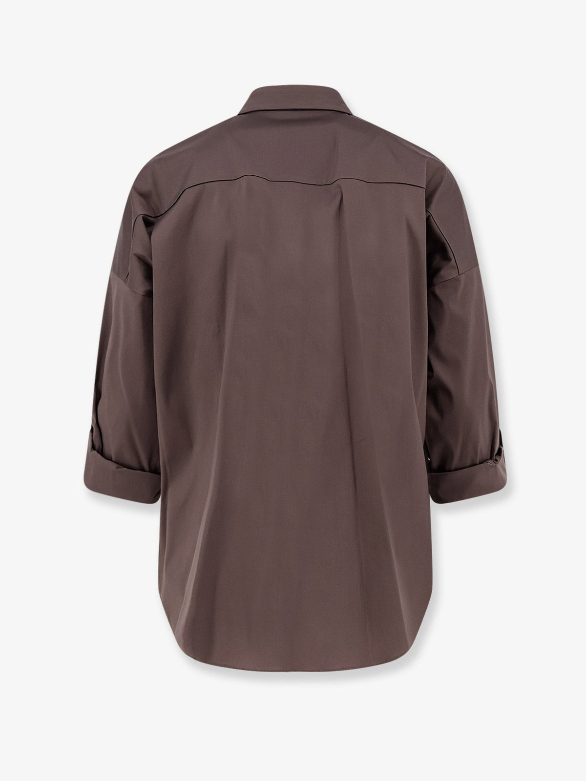Brunello Cucinelli Women's Cotton Blend Shirt Brown, view 2