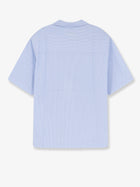 DUNST Men's Cotton Blend Shirt Blue