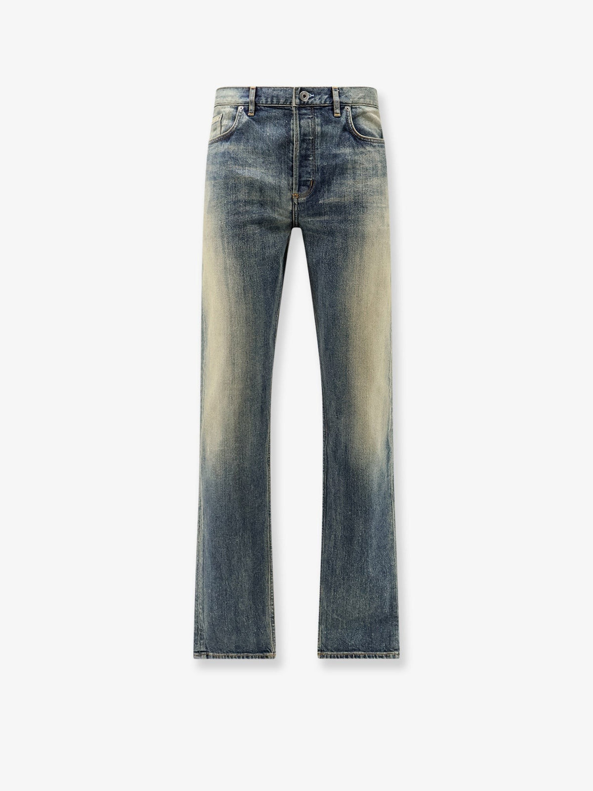 Dior Men's Cotton Blend Skinny Jeans Blue