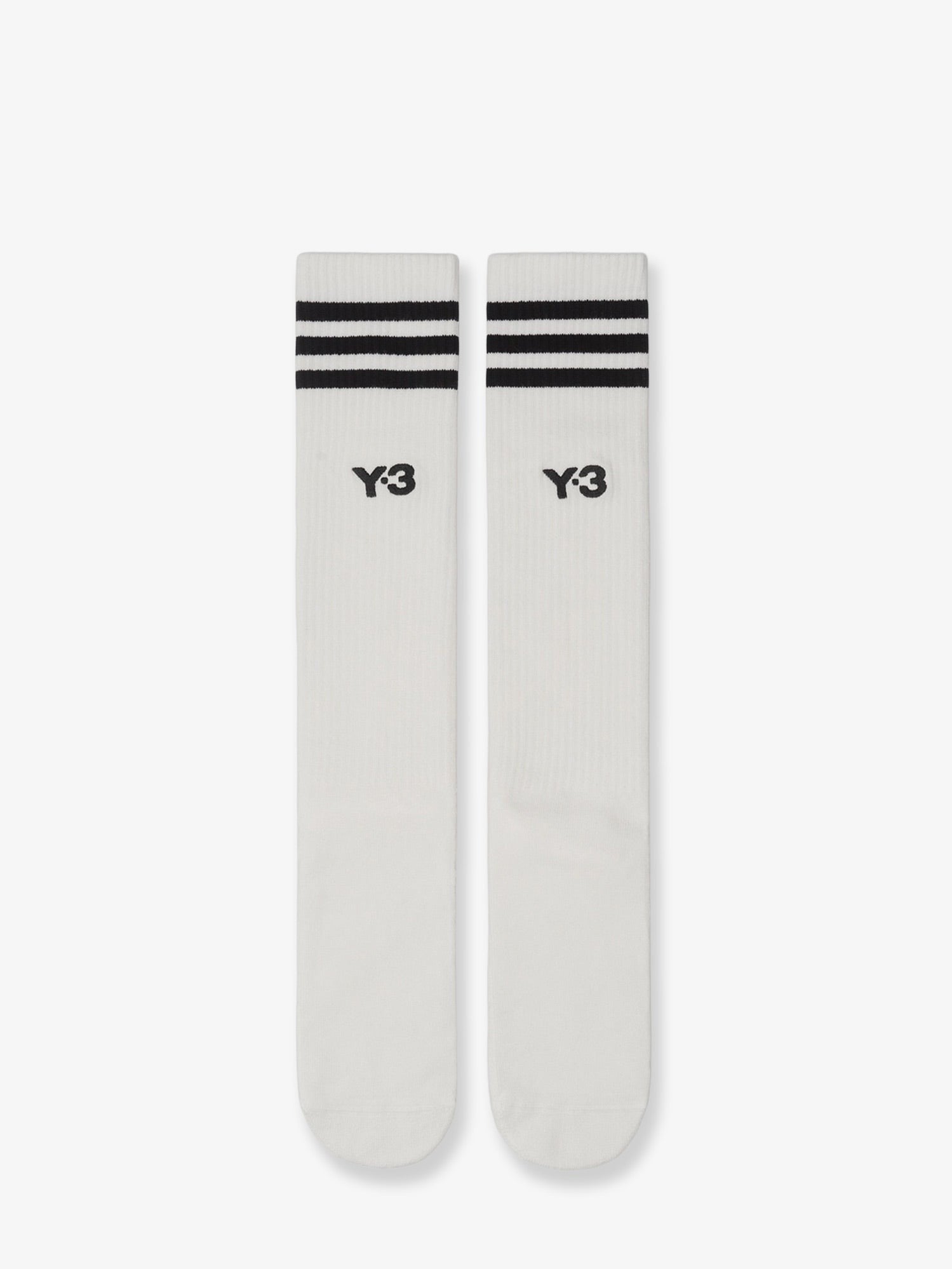 Y-3 Men's Cotton Blend Socks White