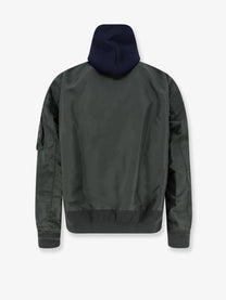 Sacai Men's Cotton Blend Sweatshirt Blue