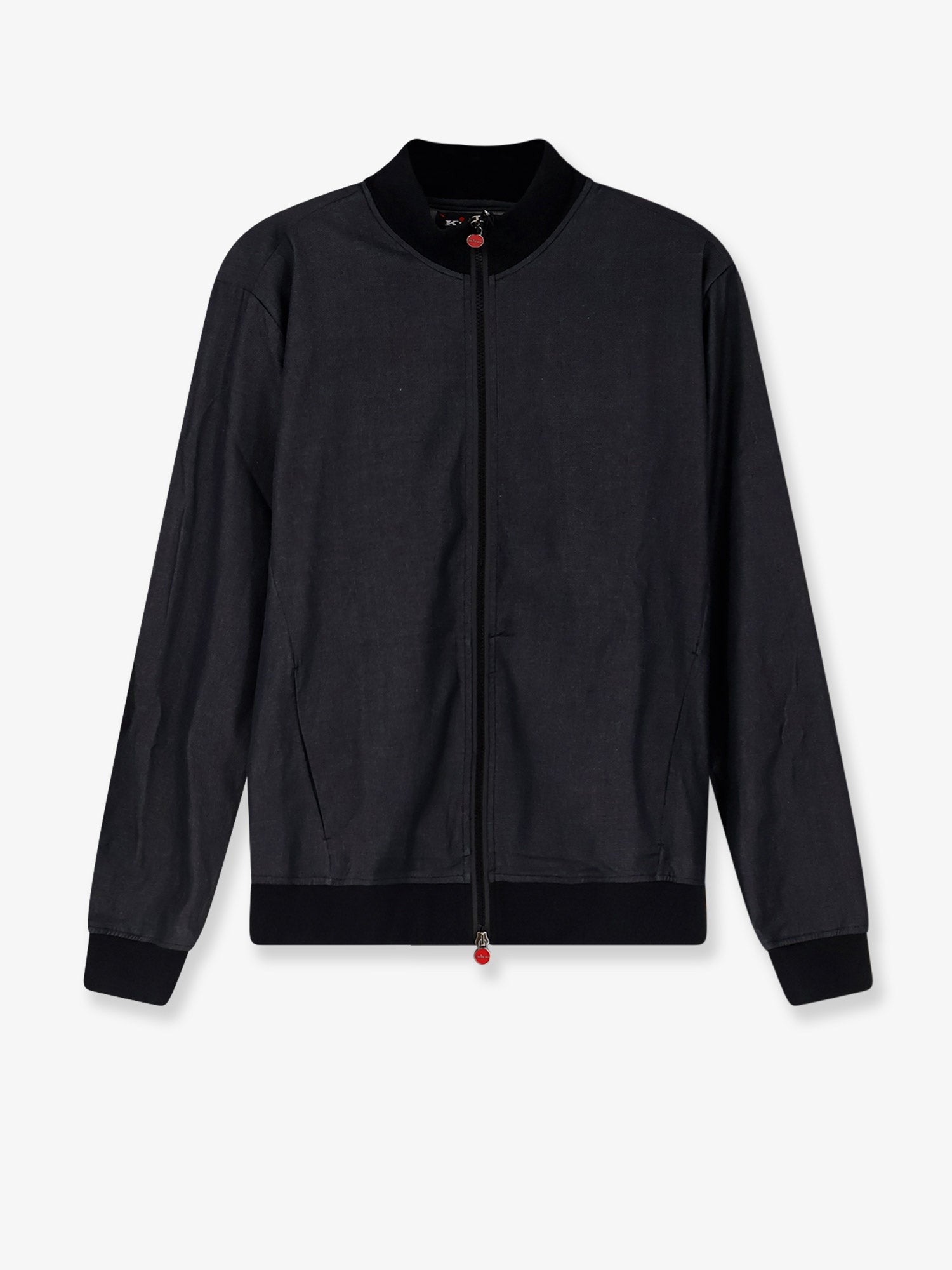 Kiton Men's Cotton Blend Sweatshirt Black